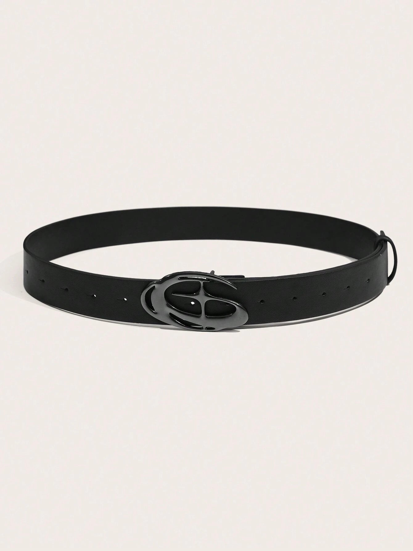 1Pc Retro INS Style 3D Star Design Belt with Unique Black Buckle for Matching with Jeans/Trousers/Short Skirts/Dresses/Shorts, Etc. Summer, School Fall, Autumn, Halloween