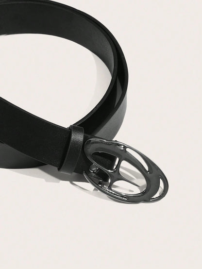 1Pc Retro INS Style 3D Star Design Belt with Unique Black Buckle for Matching with Jeans/Trousers/Short Skirts/Dresses/Shorts, Etc. Summer, School Fall, Autumn, Halloween