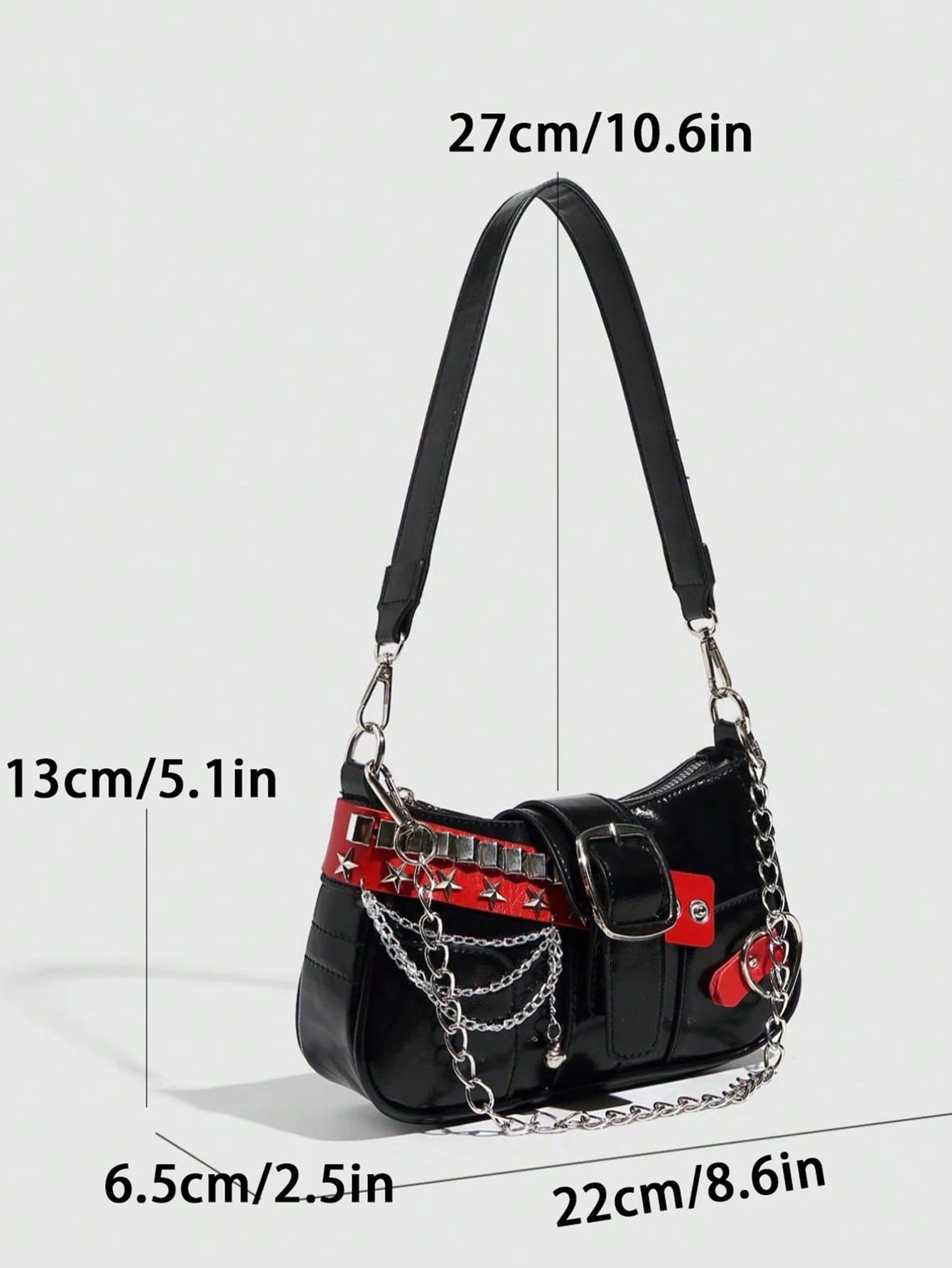 Y2K Lace Bow Bag with Unique Star & Moon Design Silver Shoulder Chain Crossbody Bag, Versatile for Streetwear, Party Outfits, Also Suitable as a Gift. Starry Print Black Handbag for Women